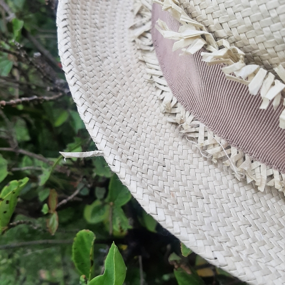 J. Crew Straw Ribbon Boho Country Girl Cloche Bucket Hat - Picture 3 of 12